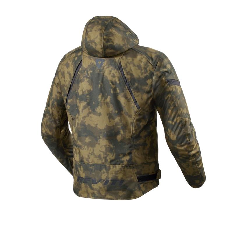 Revit Flare 3 H2O camo tamsiai žalia motociklininko striukė