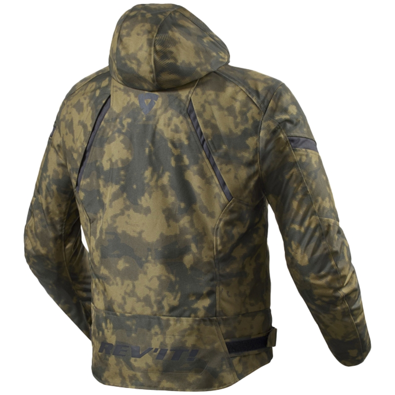 Revit Flare 3 H2O camo tamsiai žalia motociklininko striukė