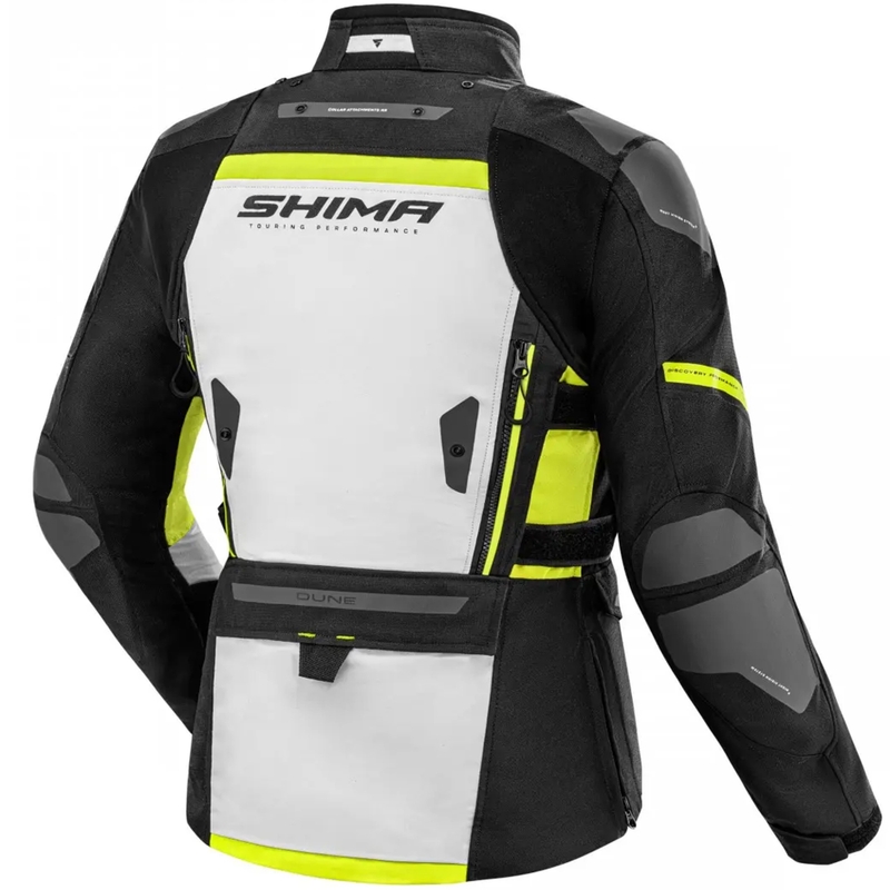 Moteriška motociklininko striukė Shima Dune fluo yellow