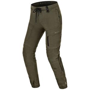 Moteriškos motociklininko kelnės Shima Joggsy chaki spalvos
