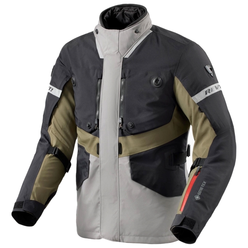 Revit Neptune 3 GTX motociklininko striukė juoda-žalia
