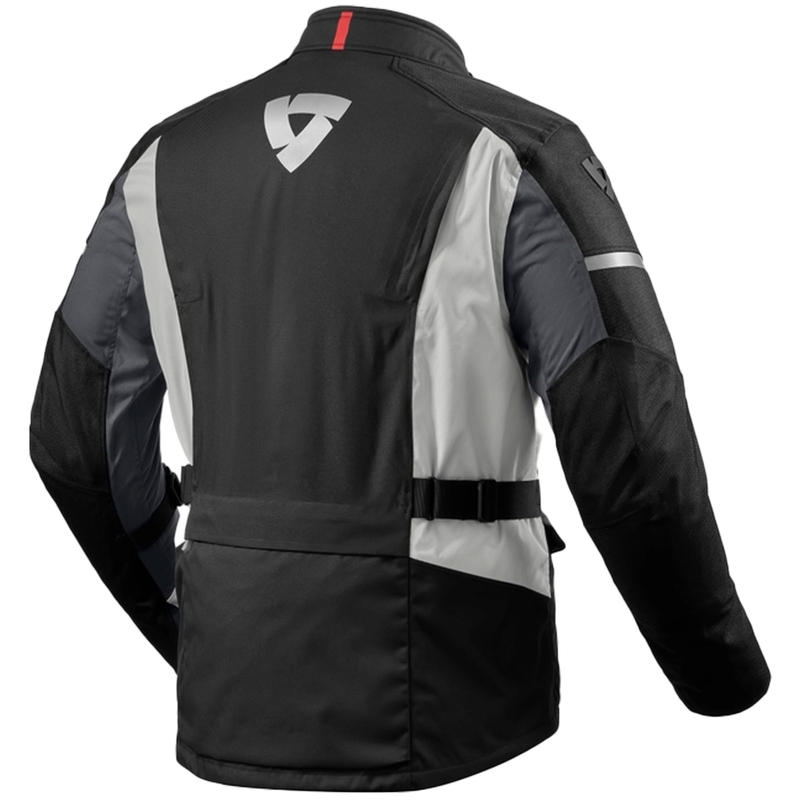 "Revit Horizon 3 H2O" juodai raudona motociklininko striukė