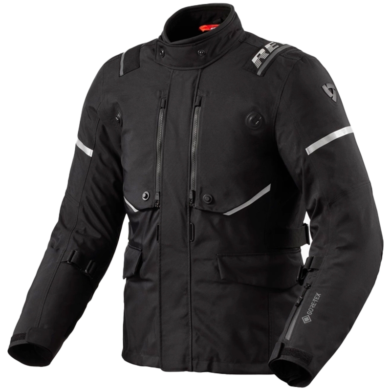 Revit Vertical GTX motociklininko striukė juoda-sidabrinė
