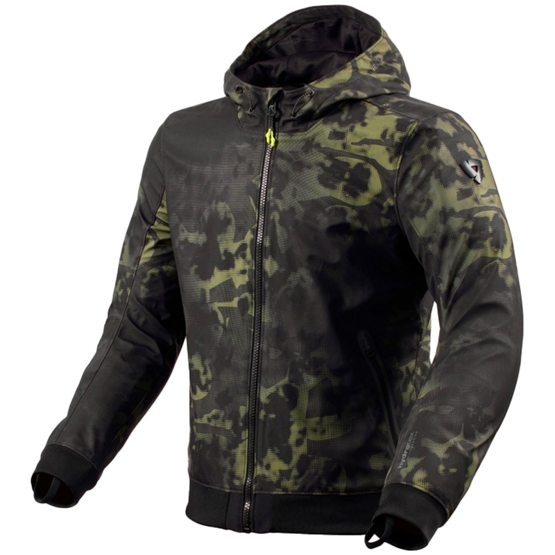 Softshell striukė Revit Saros WB juoda-tamsiai žalia