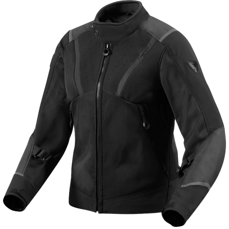 Moteriška Revit Airwave 4 Black motociklininko striukė