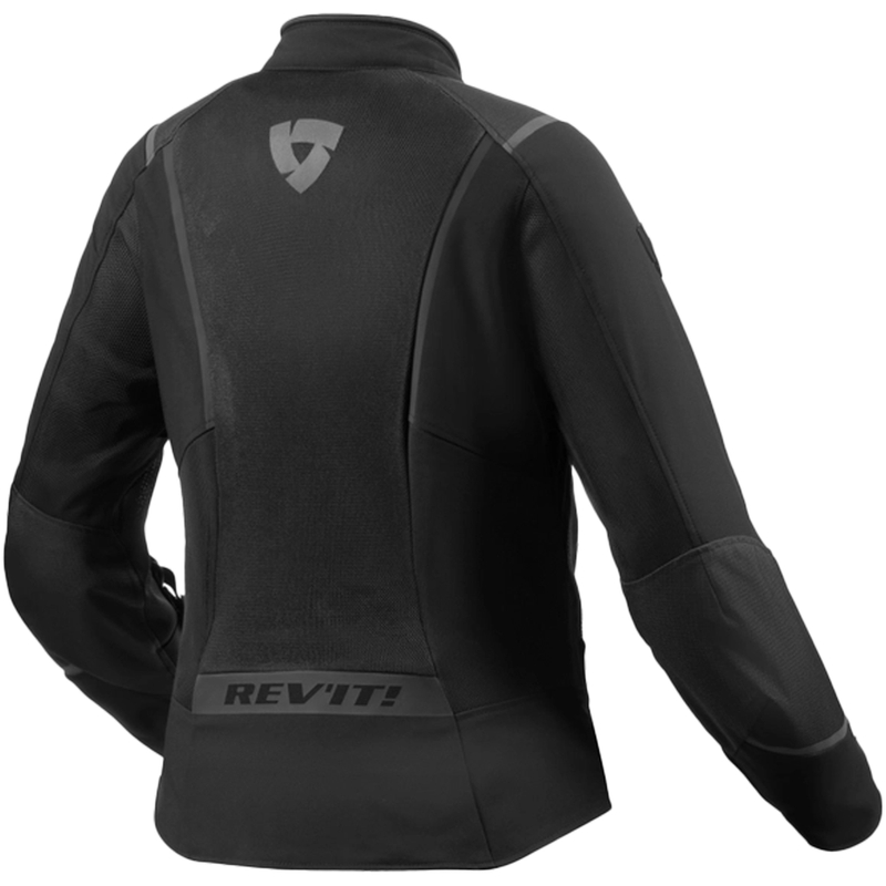 Moteriška Revit Airwave 4 Black motociklininko striukė