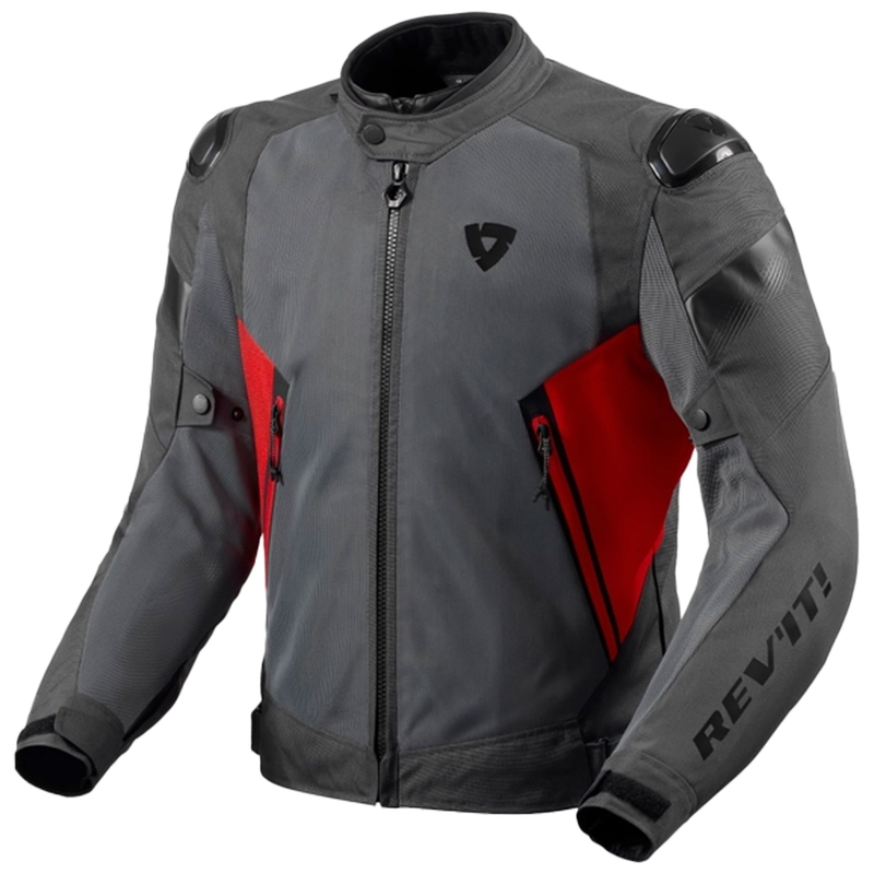 Revit Control Air H2O motociklininko striukė pilka ir raudona