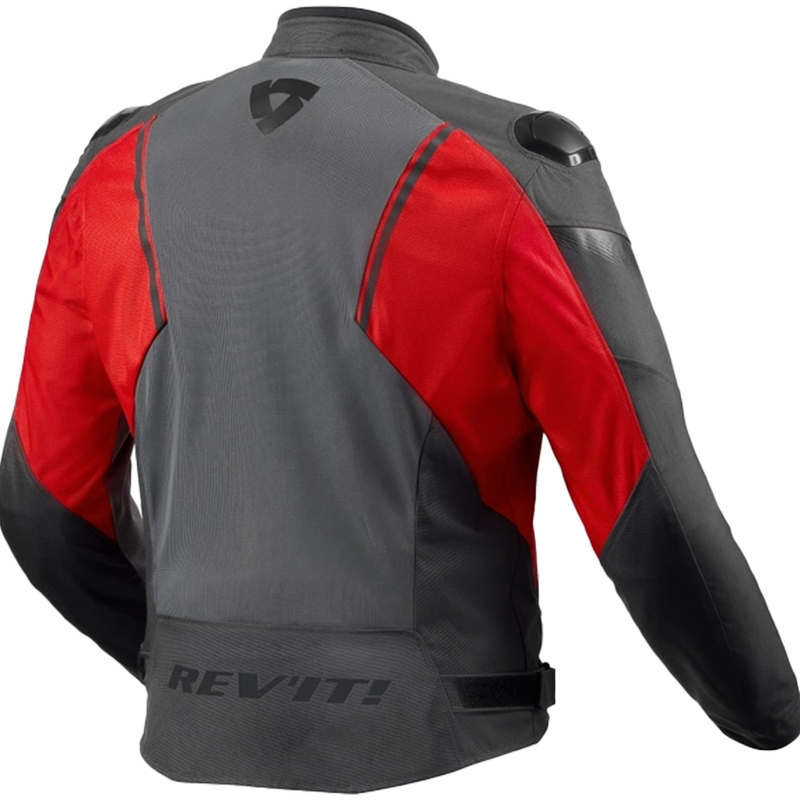 Revit Control Air H2O motociklininko striukė pilka ir raudona
