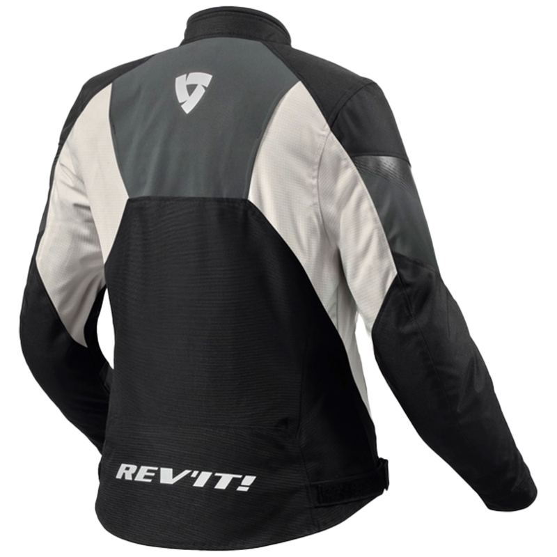 Moteriška Revit Control H2O Black-Silver motociklininko striukė