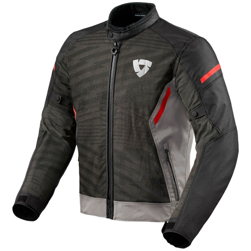 Revit Torque 2 H2O motociklininko striukė pilka ir raudona