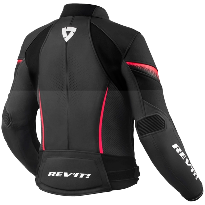 Moteriška odinė striukė Revit Xena 4 black-pink