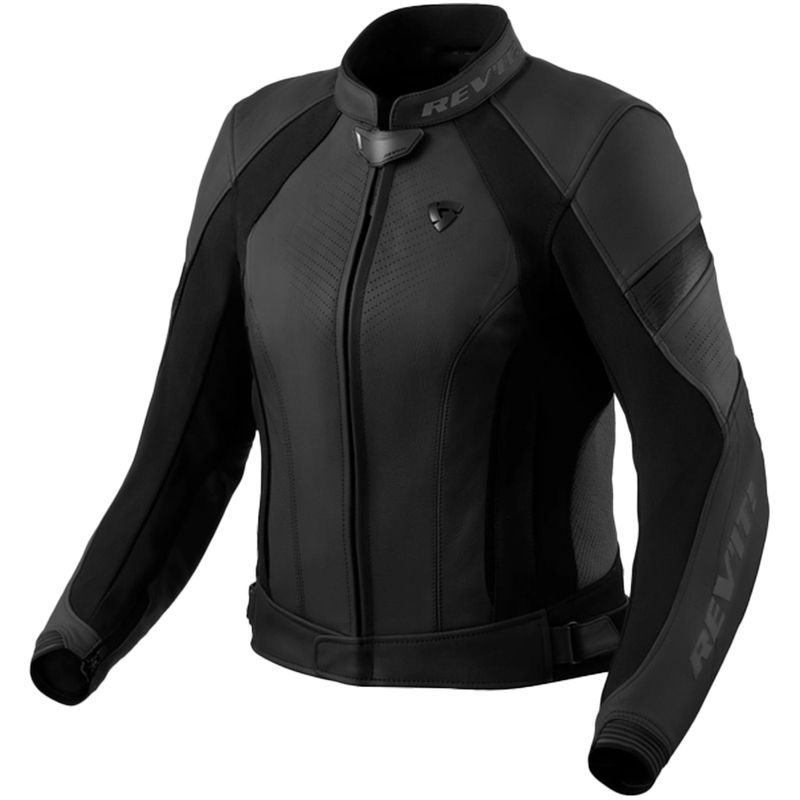 Moteriška odinė striukė Revit Xena 4 black-anthracite