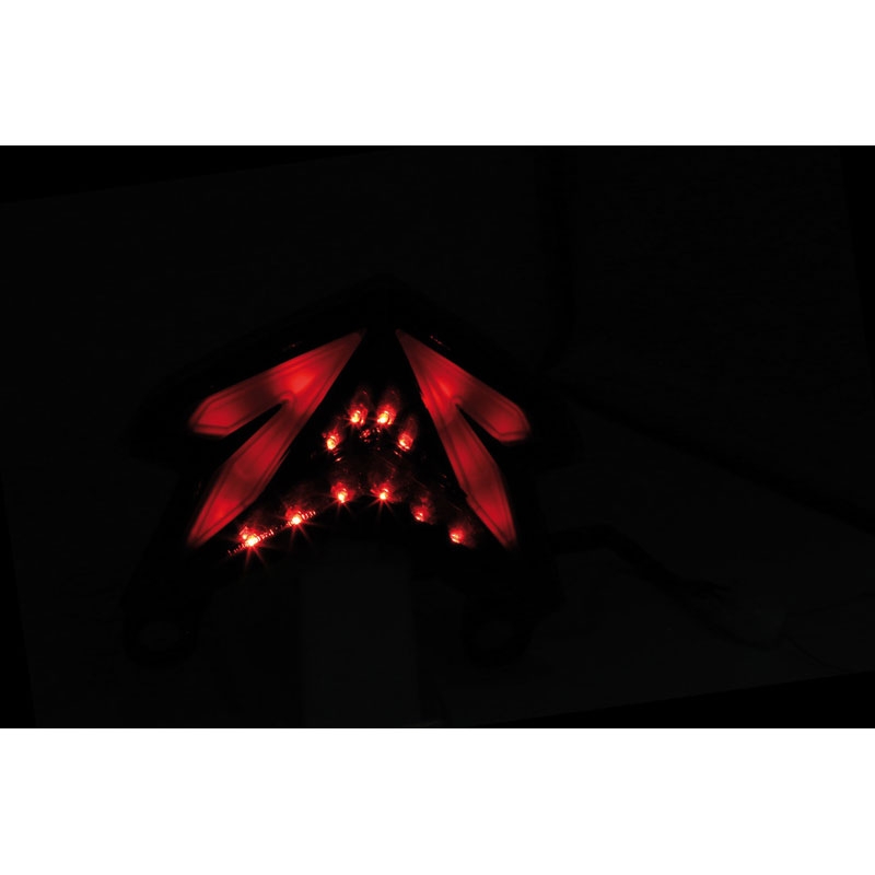 Galinis LED žibintas Highsider Smart, skirtas Kawasaki Ninja Zx-6 R, Z 800
