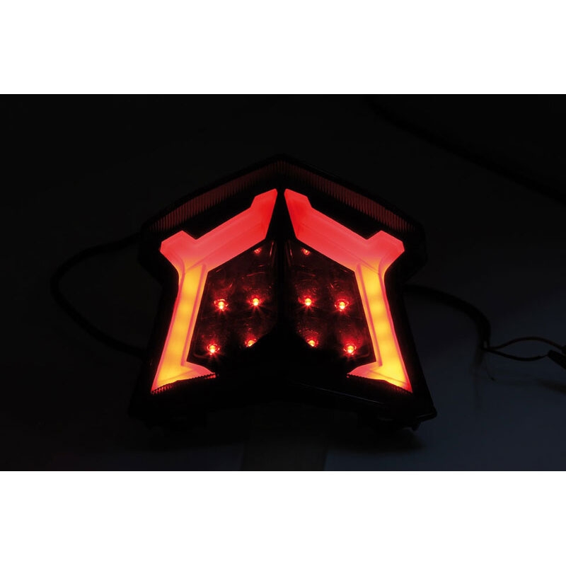 Galinis LED žibintas Highsider Smart, skirtas Kawasaki Z 900, Z 650, Ninja 650, Bj. 17-