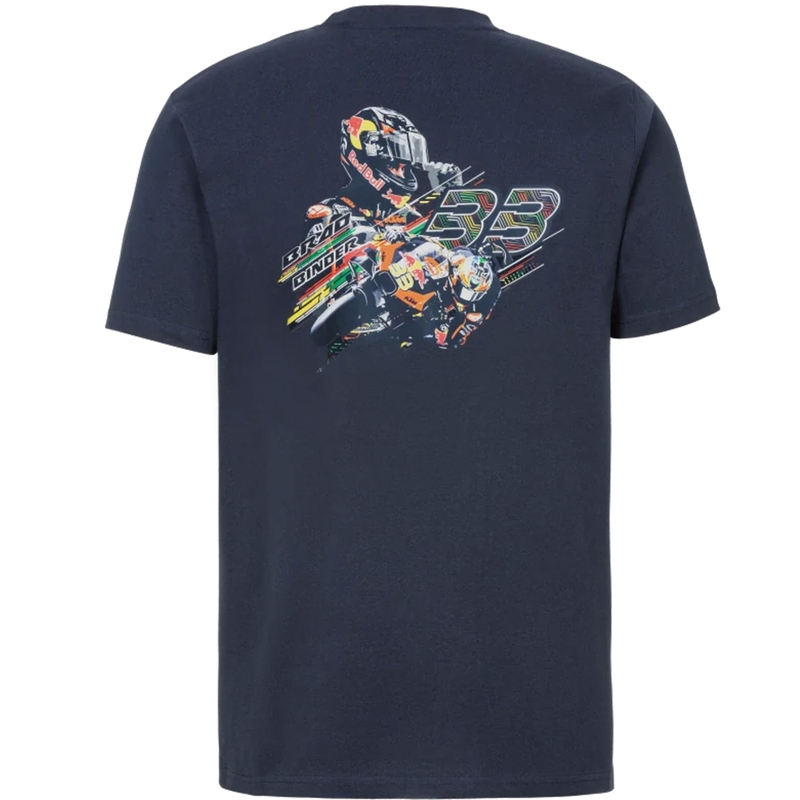 Marškinėliai KTM Brad Binder tamsiai mėlyni
