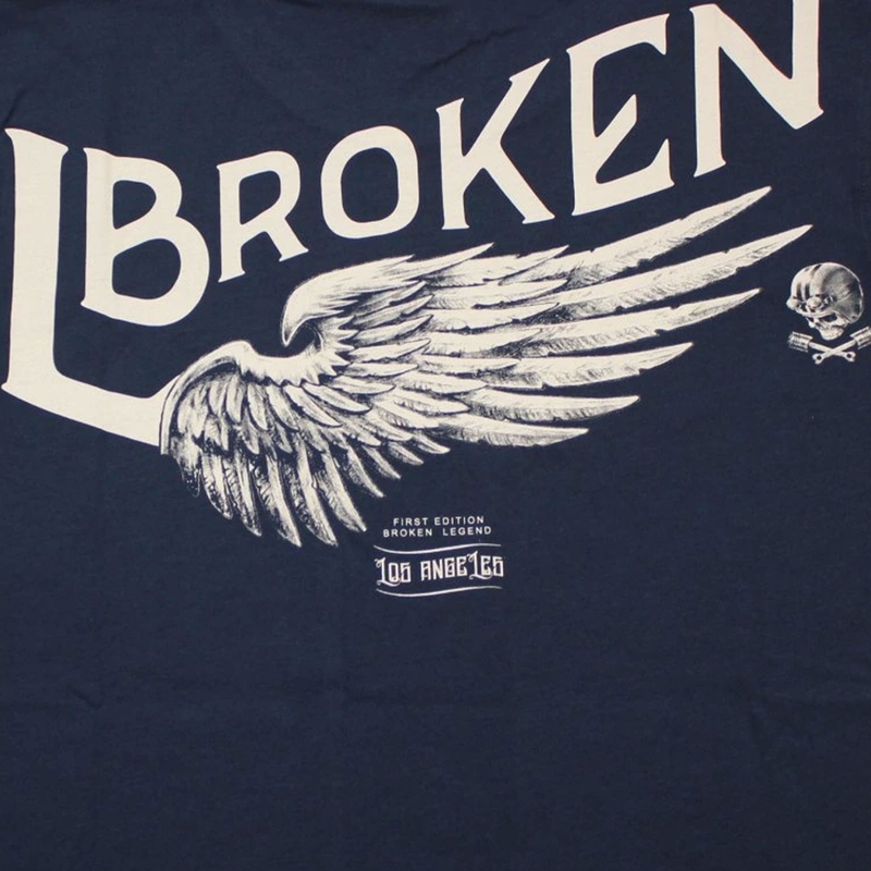 Marškinėliai Yakuza Premium Broken Legend - Finisher tamsiai mėlyni