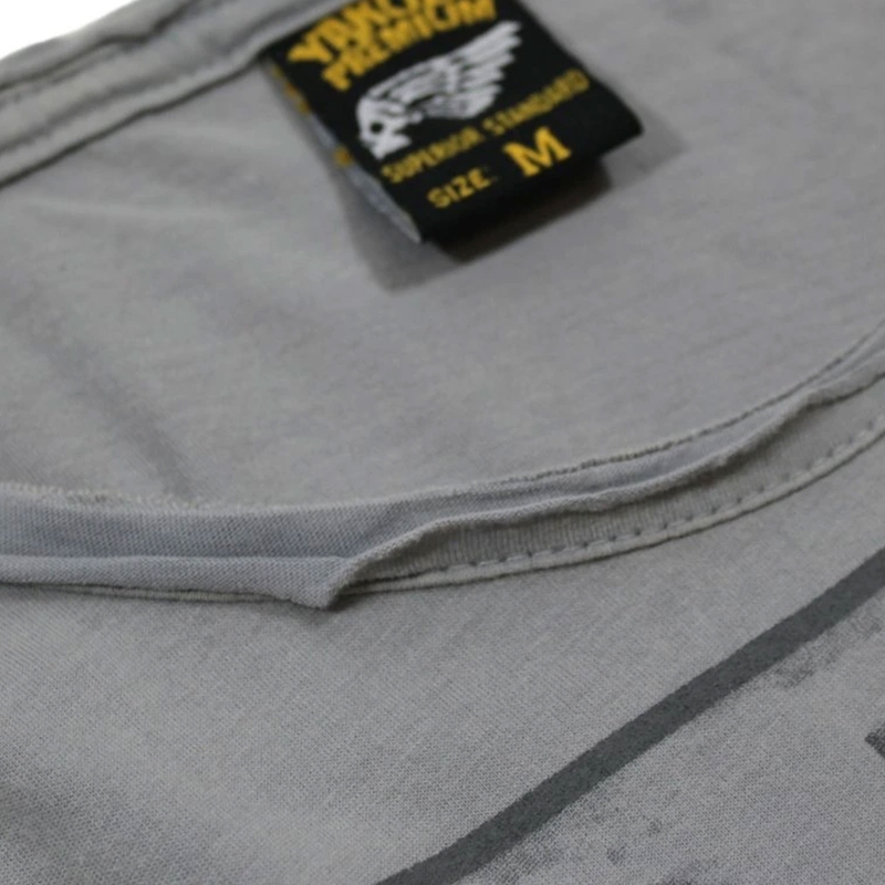 Marškinėliai Yakuza Premium Rude and Rough Born to Burn - Los Angeles grey