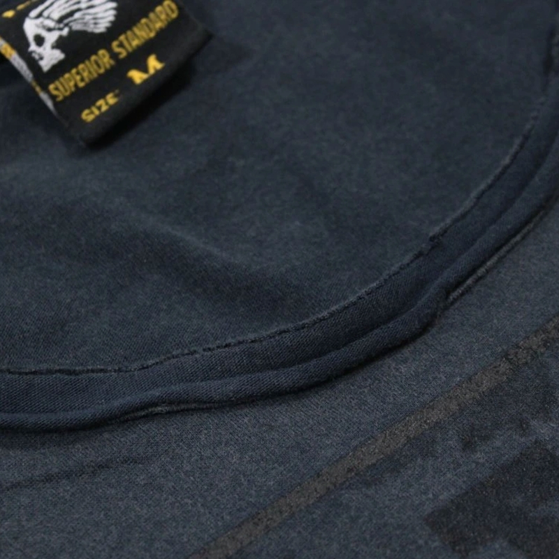 Marškinėliai Yakuza Premium Rude and Rough Born to Burn - Los Angeles blue