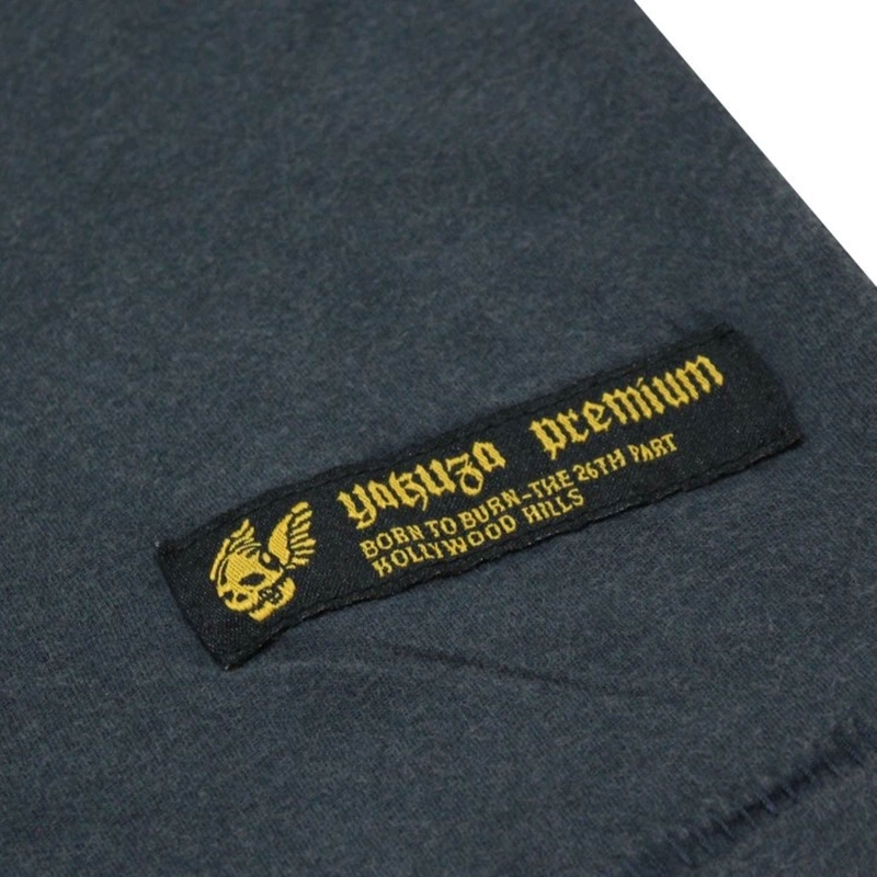 Marškinėliai Yakuza Premium Rude and Rough Born to Burn - Los Angeles blue