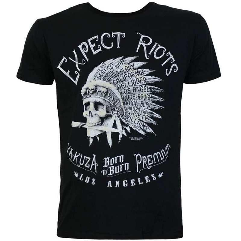 Marškinėliai Yakuza Premium Expect Riots - Los Angeles black