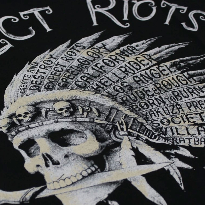 Marškinėliai Yakuza Premium Expect Riots - Los Angeles black