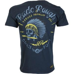 Marškinėliai Yakuza Premium Rude and Rough - Los Angeles tamsiai mėlyni