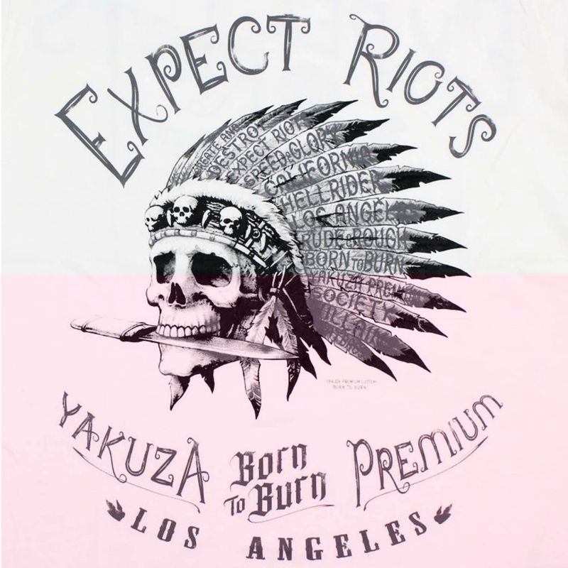 Marškinėliai Yakuza Premium Expect Riots - Los Angeles white