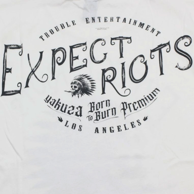 Marškinėliai Yakuza Premium Expect Riots - Los Angeles white