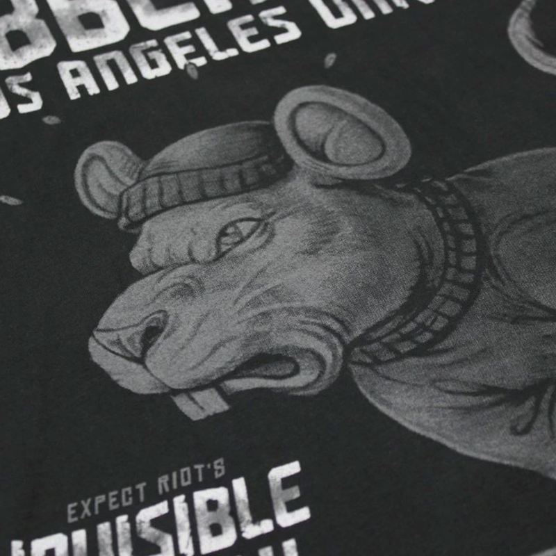 Marškinėliai Yakuza Premium plėšimo mokykla - Los Andželas juoda