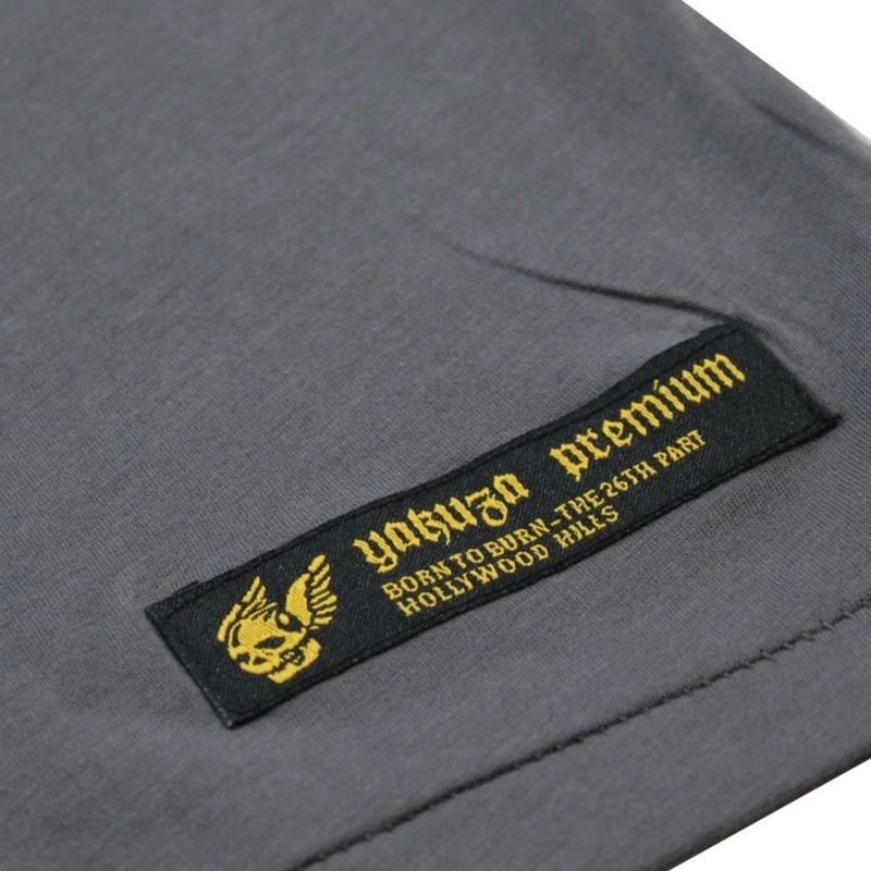 Marškinėliai Yakuza Premium Speed ir Swashbuckler tamsiai pilki