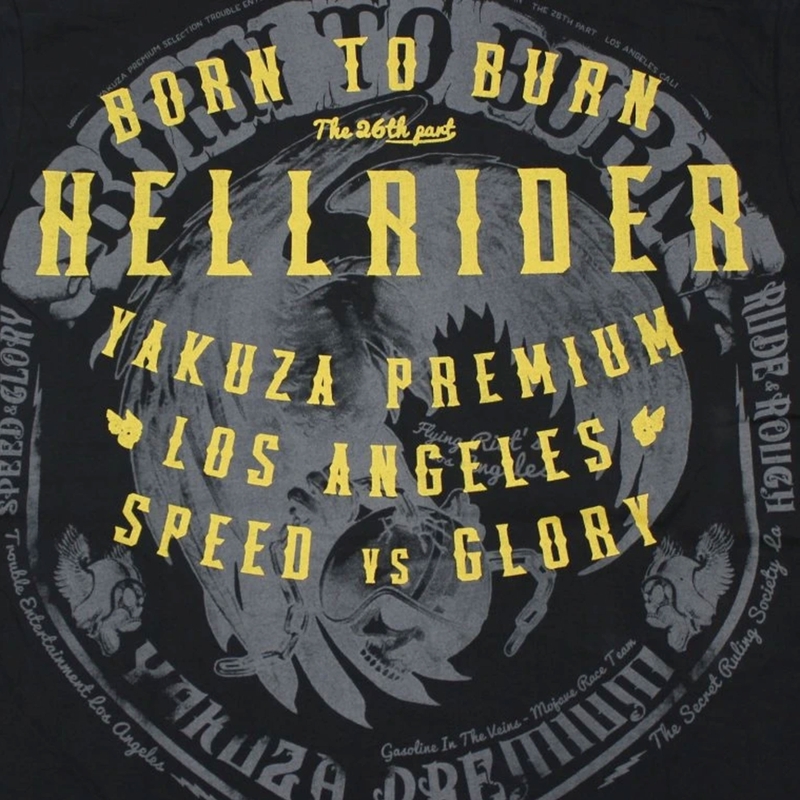 Marškinėliai Yakuza Premium Hellrider black