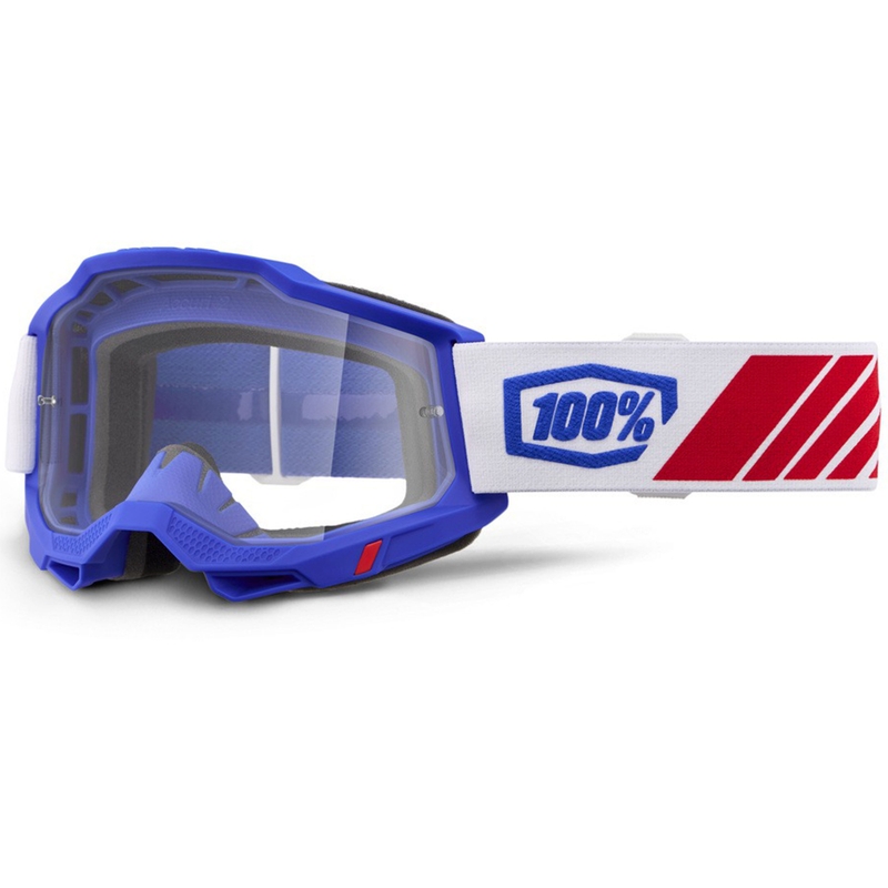 Motokroso akiniai 100% Accuri 2 Kolby su skaidriu stiklu