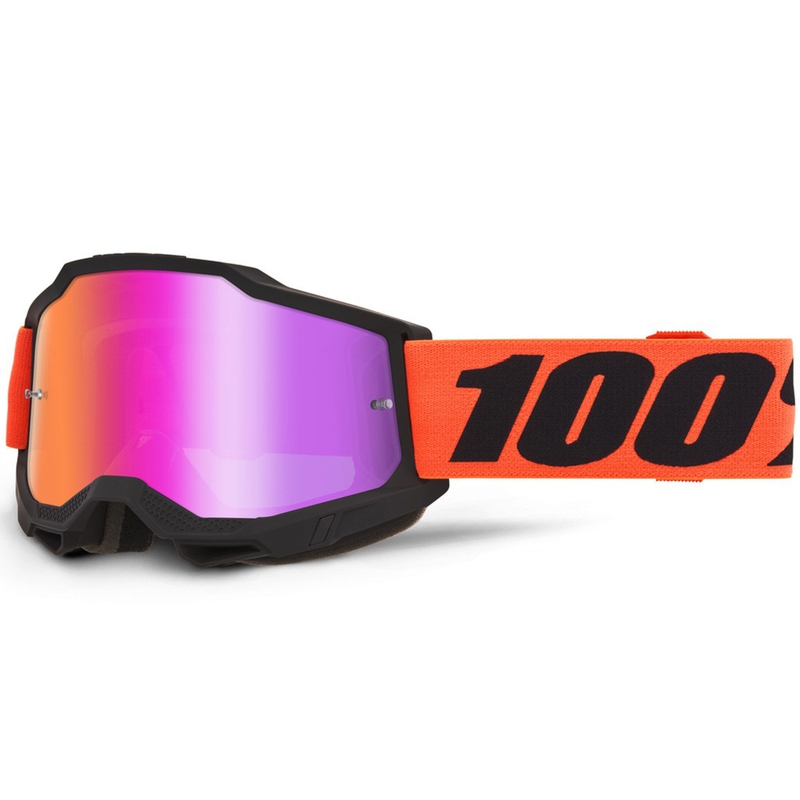 Motokroso akiniai 100% Accuri 2 Ferran su raudonu stiklu