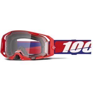 Motokroso akiniai 100% ARmatic Best su skaidriu stiklu
