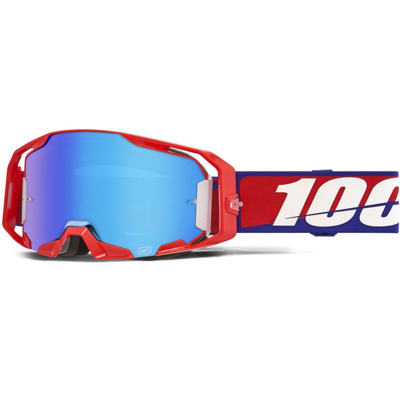 Motokroso akiniai 100% ARmatic Best su mėlynu stiklu