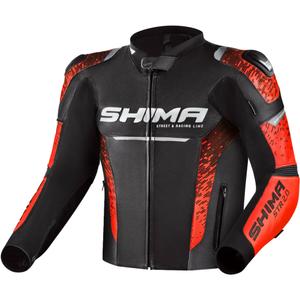Shima STR 2.0 fluo raudona motociklininko striukė