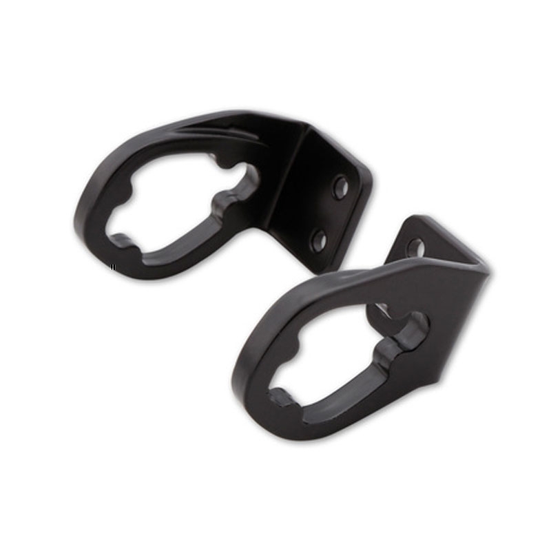 Originalių LED posūkių signalų laikiklis "Highsider Pro", skirtas "Ducati" numerio ženklams, juodas