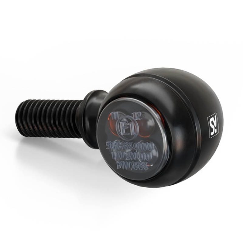 "Highsider Smart Circula-S" LED juodi motociklų mirksintys žibintai