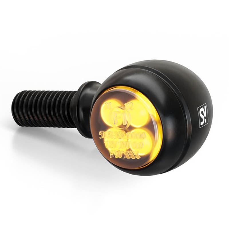 "Highsider Smart Circula-S LED 3in1" juodi motociklų žibintai