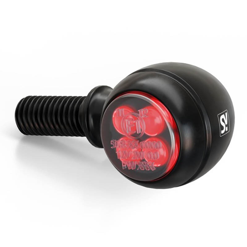 "Highsider Smart Circula-S LED 3in1" juodi motociklų žibintai