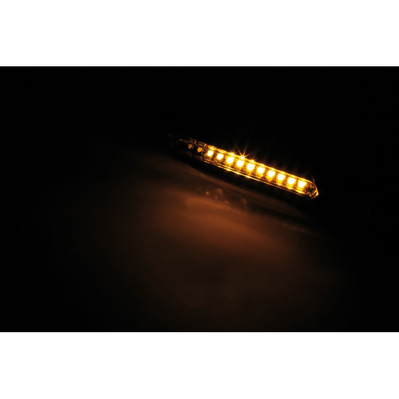 "Highsider Smart Run LED" motociklų mirksinčiai juodi