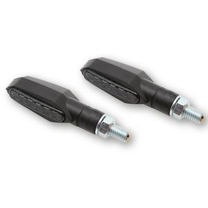 "Highsider Smart Multiface LED" motociklų mirksinčiai juodi
