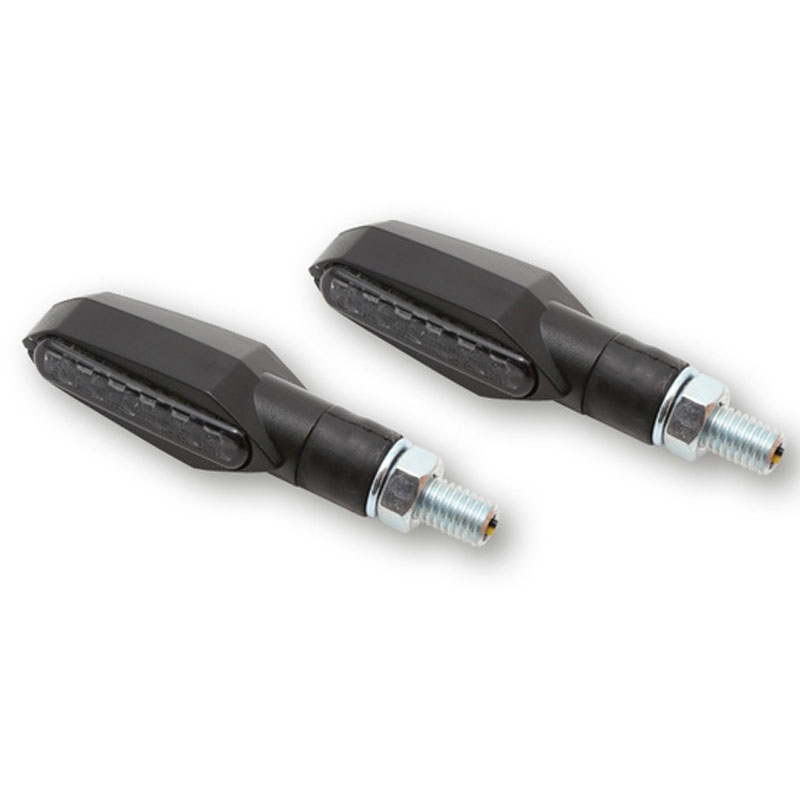 "Highsider Smart Multiface LED" motociklų mirksinčiai juodi