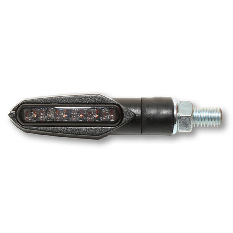 "Highsider Smart Multiface LED" motociklų mirksinčiai juodi