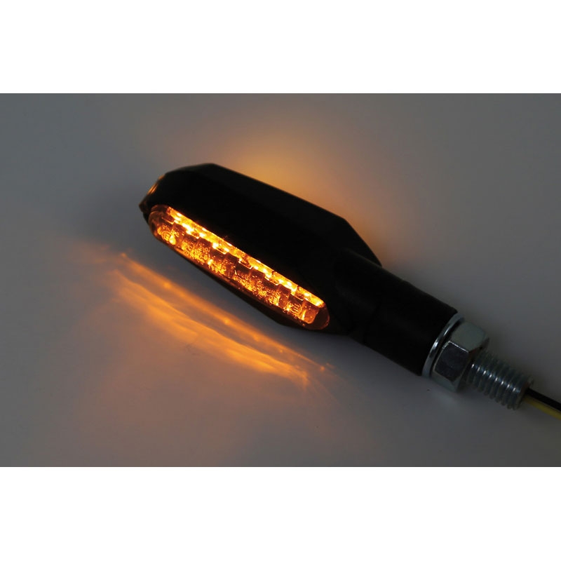 "Highsider Smart Multiface LED" motociklų mirksinčiai juodi