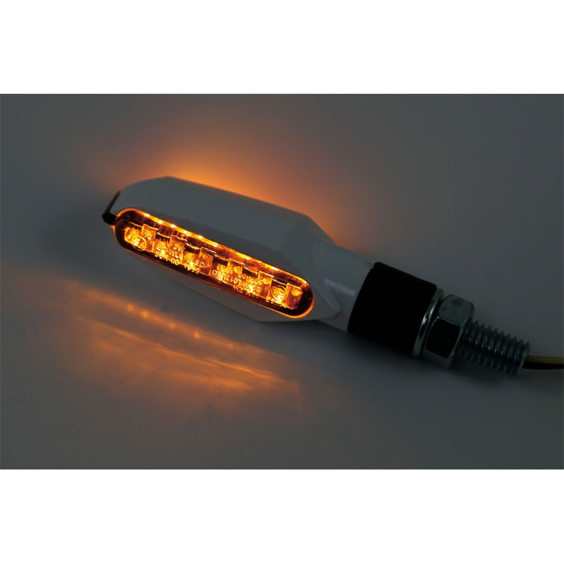 "Highsider Smart Multiface" LED motociklų mirksintys žibintai baltos spalvos