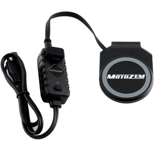 Įkrovimo modulis su belaidžiu įkrovimu, skirtas "MotoZem" laikikliui, juodas