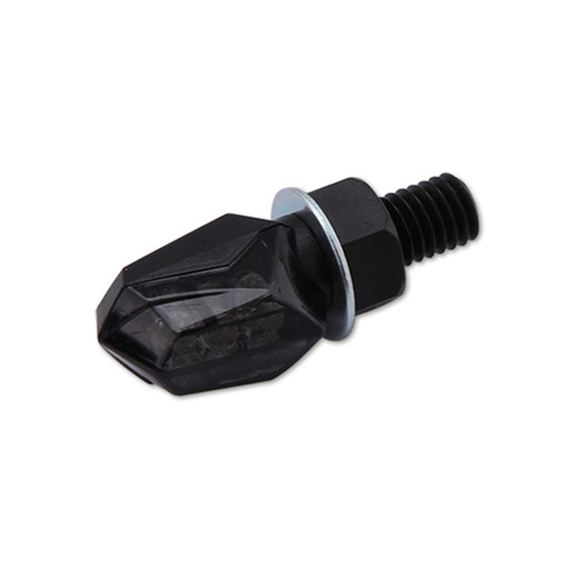 "Highsider Smart Tiny LED" juodi motociklų mirksintys žibintai