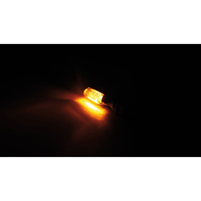 "Highsider Smart SPARK LED" juodi motociklų mirksintys žibintai