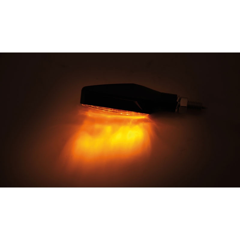 "Highsider Smart Stix" LED juodi motociklų mirksintys žibintai